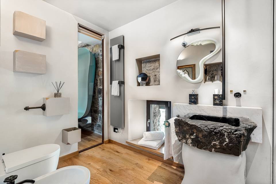 Il bagno della struttura