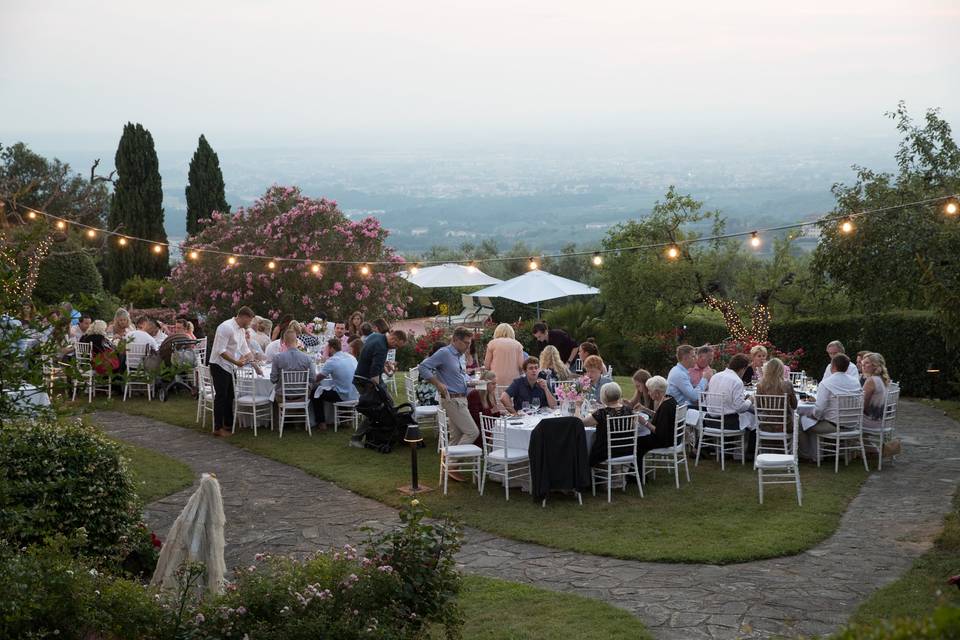 Cena al tramonto