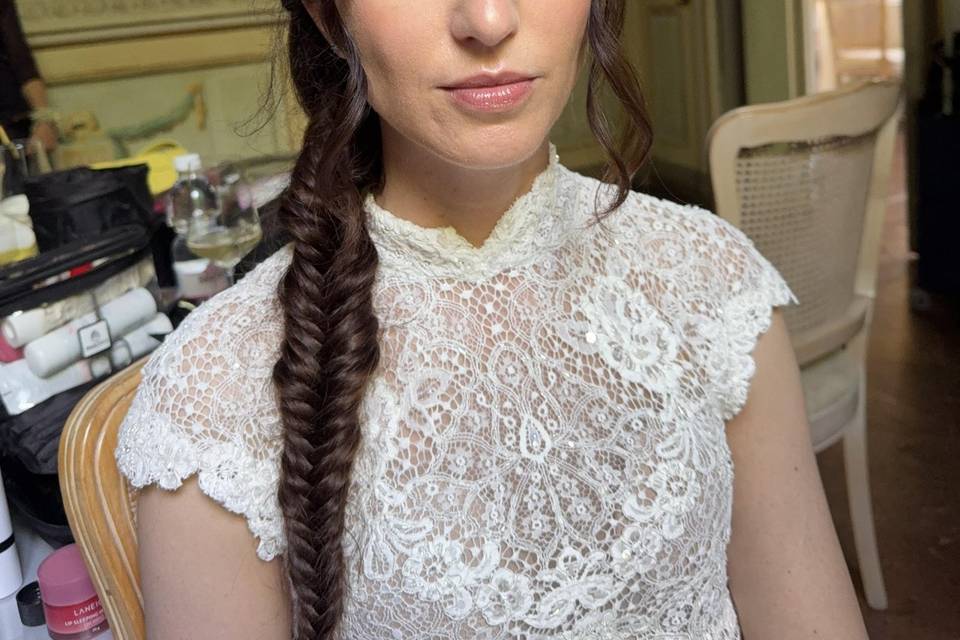 trucco e acconciatura sposa
