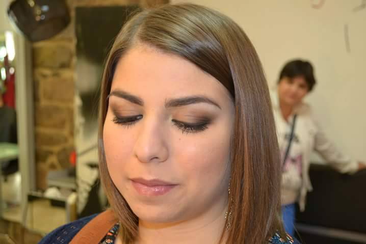 Make-up prima e dopo