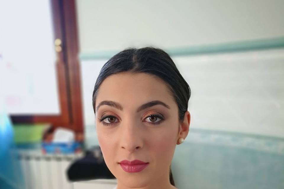 Prima e dopo trucco