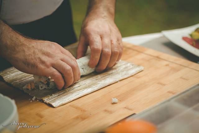 Sushi showcooking