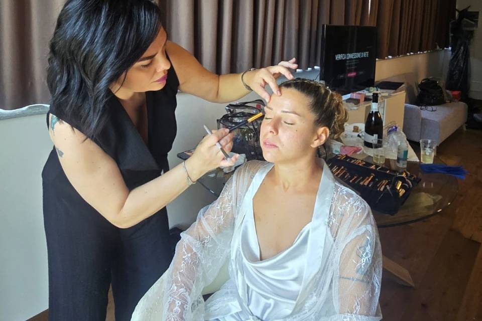 Preparazione sposa