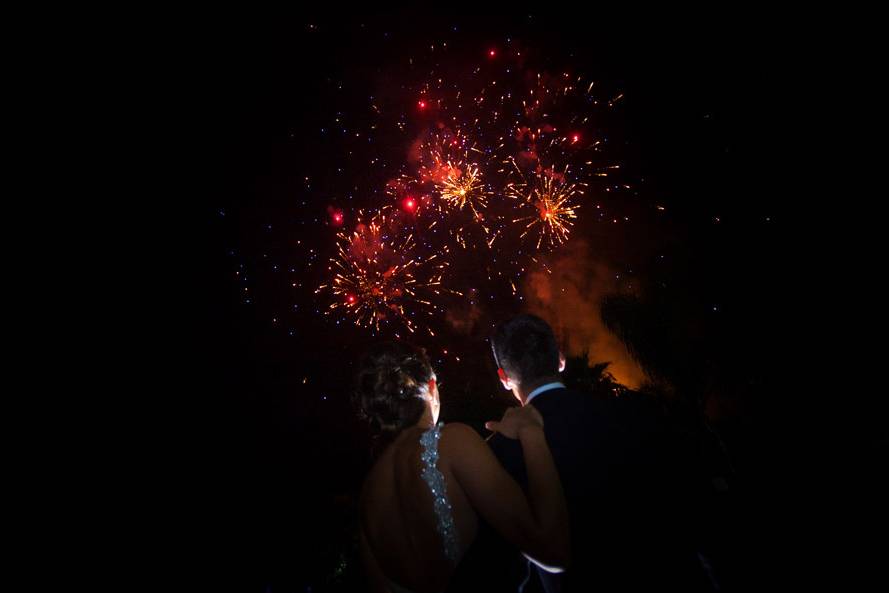 Matrimonio-Fuochi d'artificio
