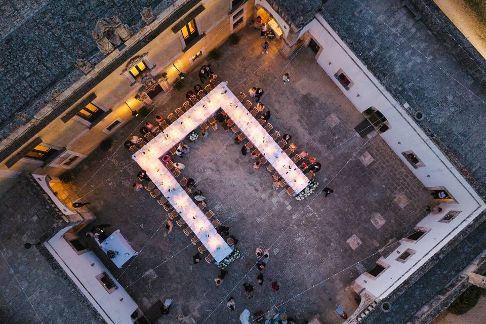 Vista dall'alto.