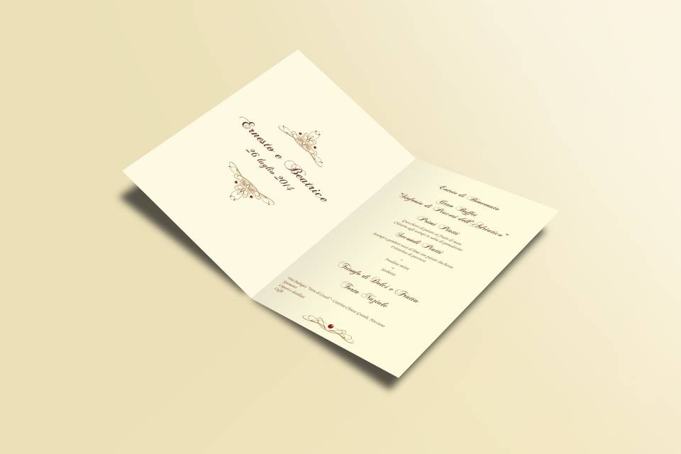 Menu ristorante