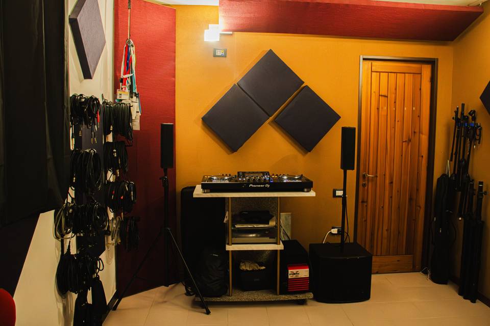 Preparazione in studio