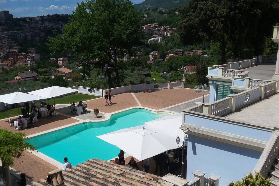 Piscina dall' alto