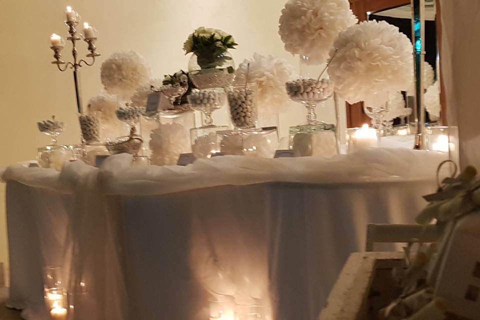 Confettata con candele