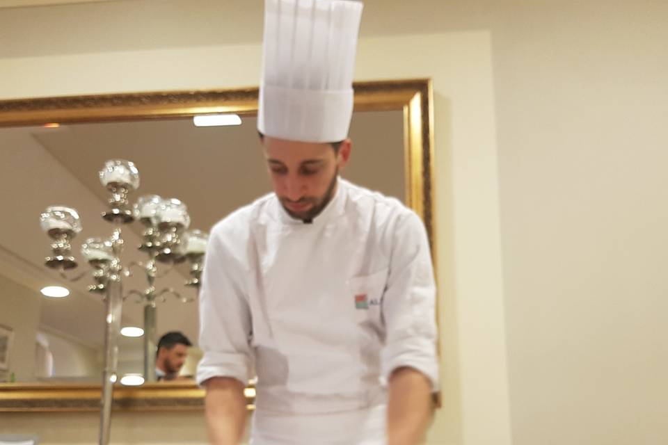 Un nostro chef a lavoro