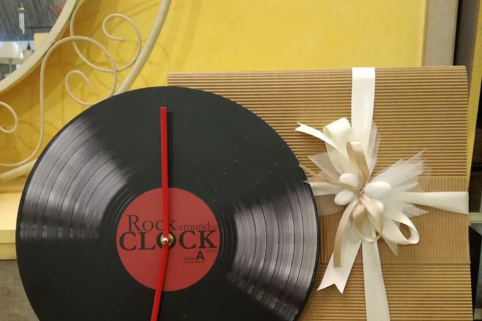 Orologio disco vinile