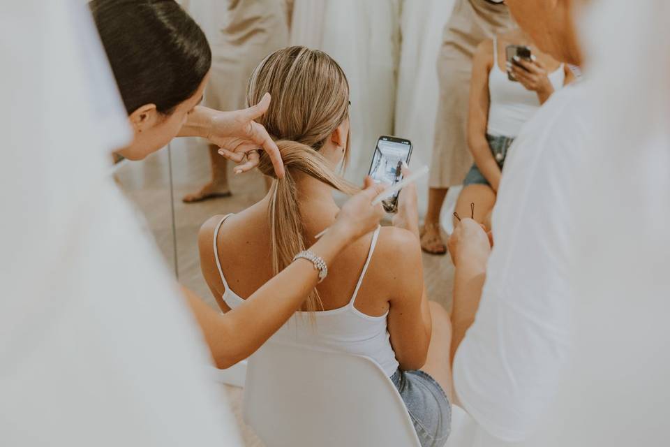 Preparazione sposa