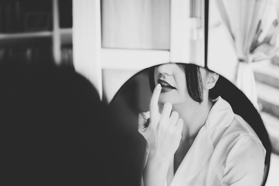 Attimi dal trucco sposa