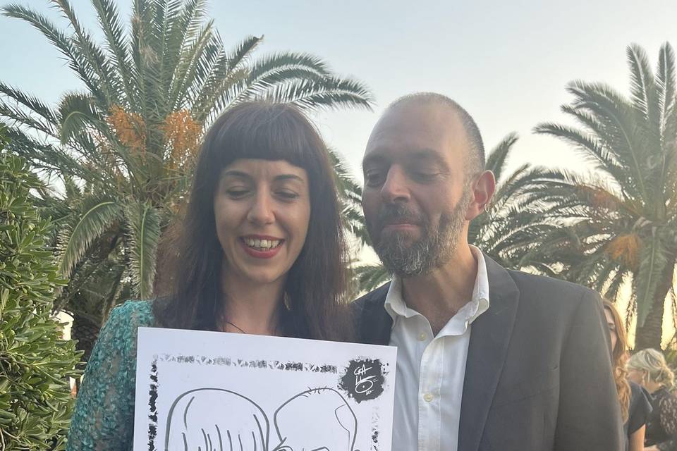 Caricaturelive-Wedding