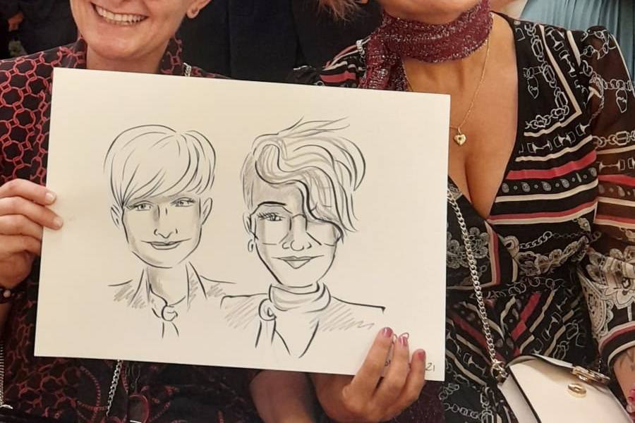 Caricatura Live al Matrimonio