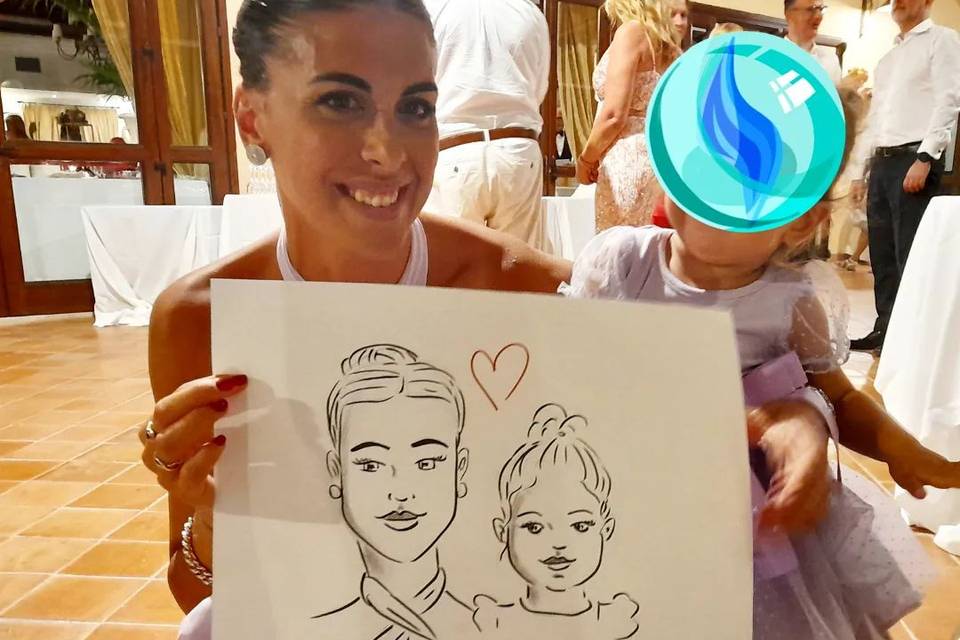 Caricatura Live al Matrimonio