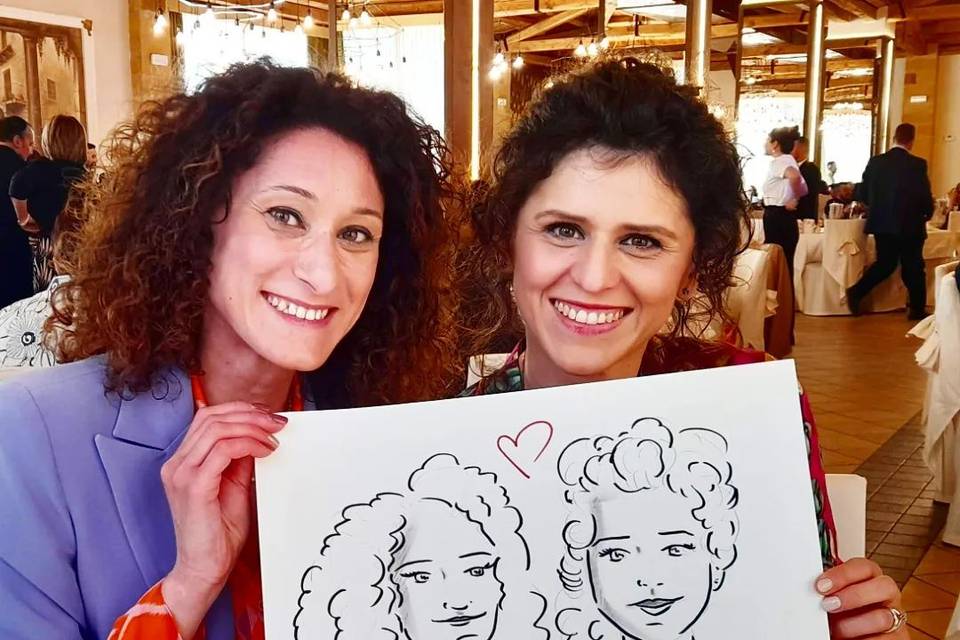 Caricatura Live al Matrimonio