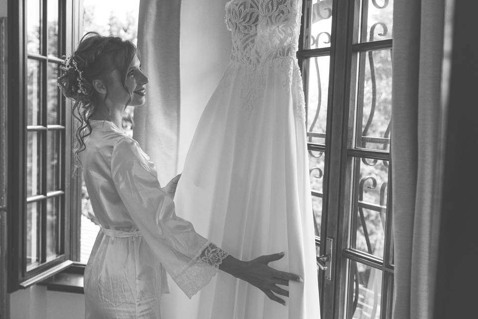 Preparazione sposa