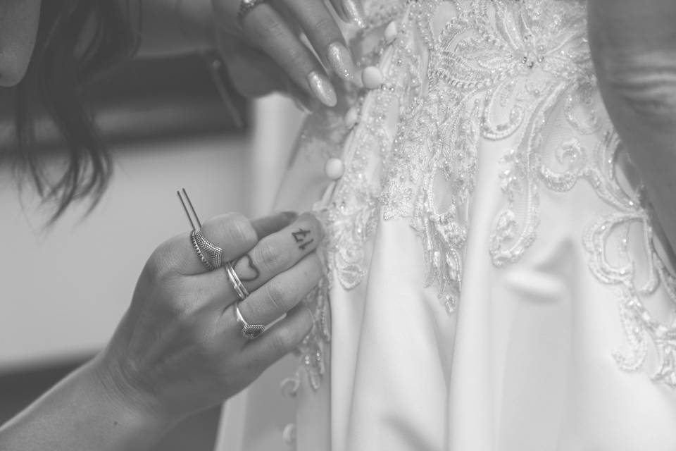 Preparazione sposa