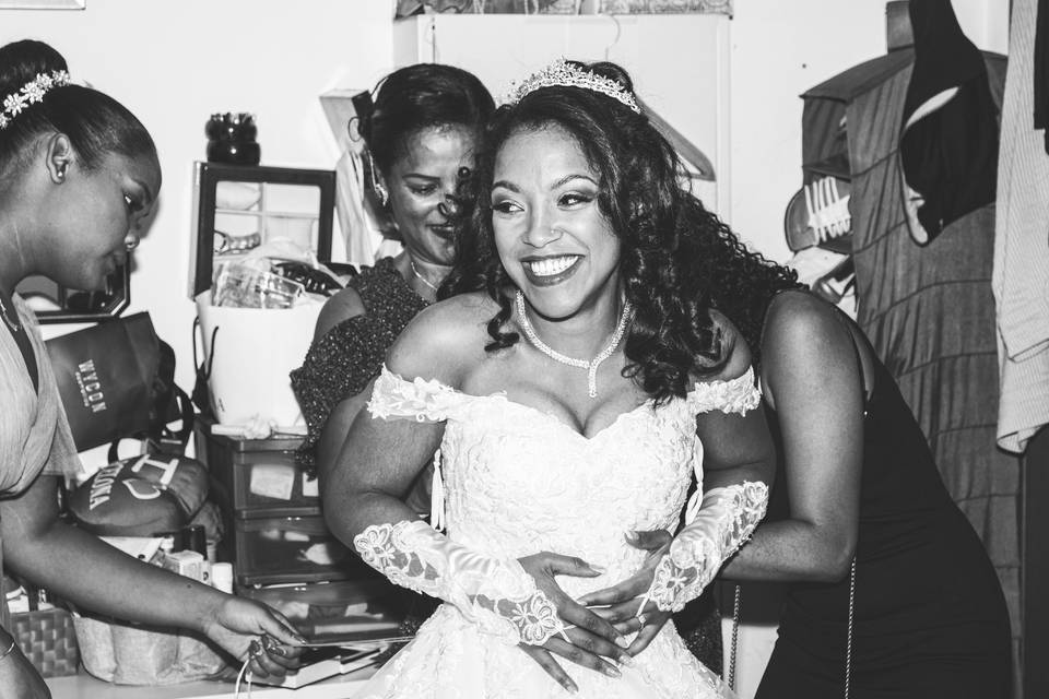 Preparazione sposa