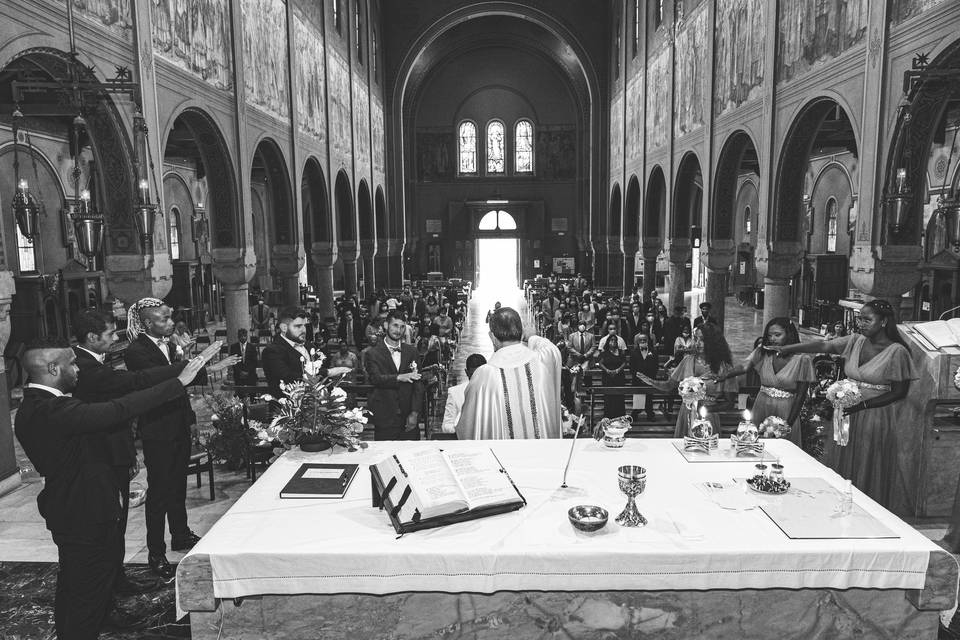 Cerimonia in chiesa