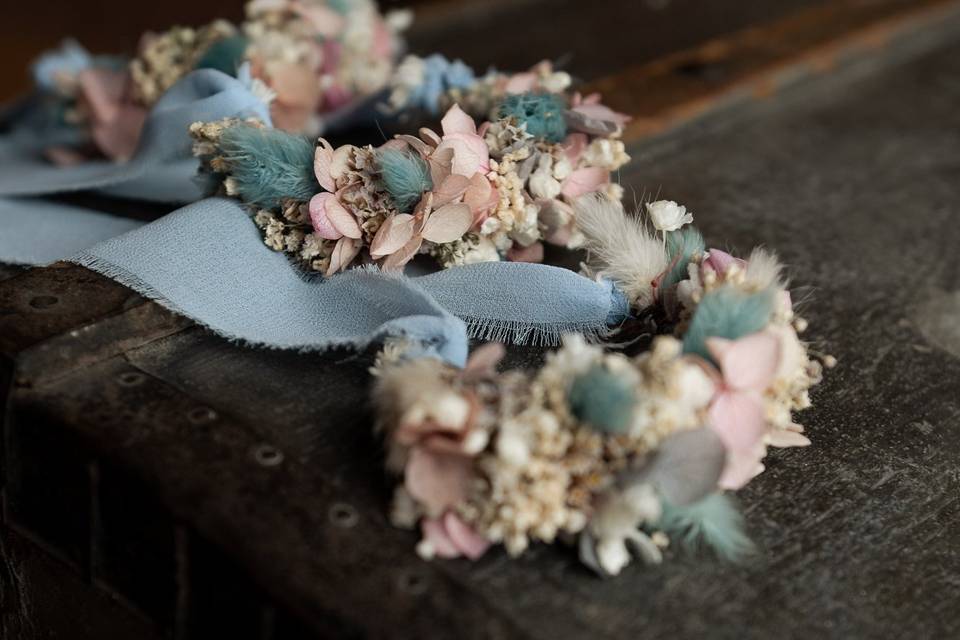 Fiori stabilizzati bracciali