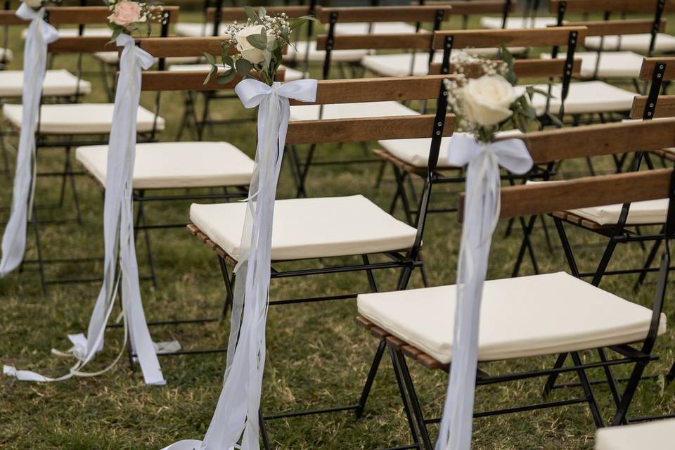 Allestimento matrimonio