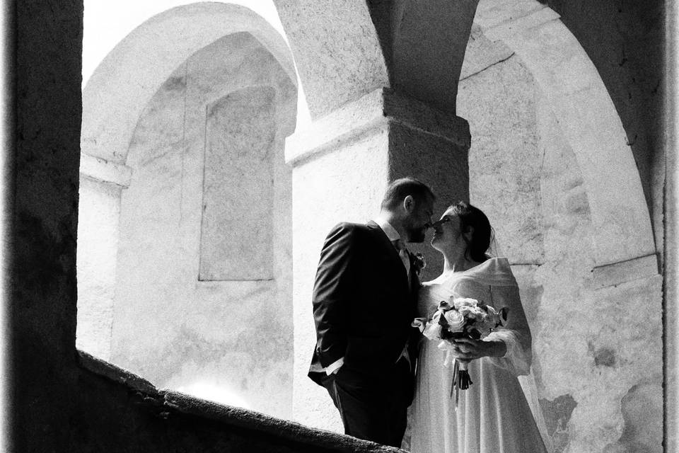 Foto di coppia bianco e nero
