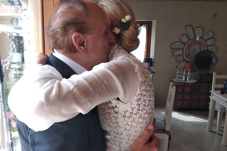 Sposa e papà