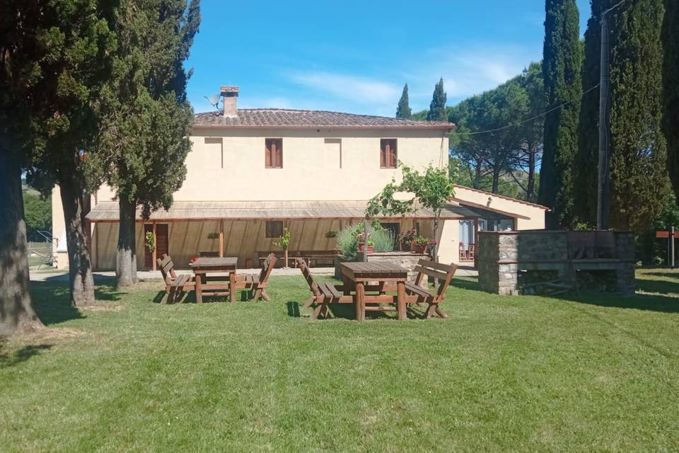 Casa con pergola