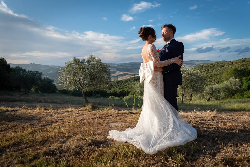 Foto sposi nella natura
