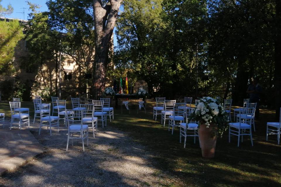 Nozze in giardino