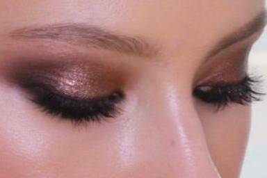 Trucco occhi sposa glam