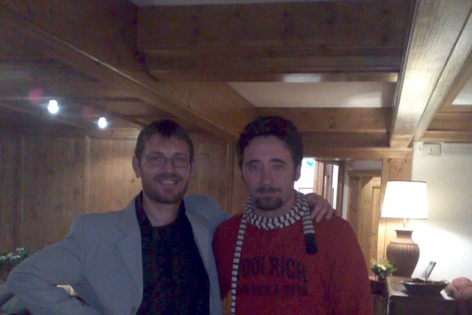 Con Federico Zampaglione