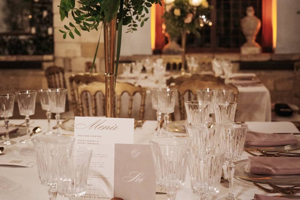Wedding - tavolo - riali
