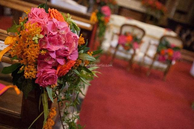 Bouquet panche
