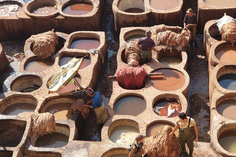 Marocco tintori a Fèz