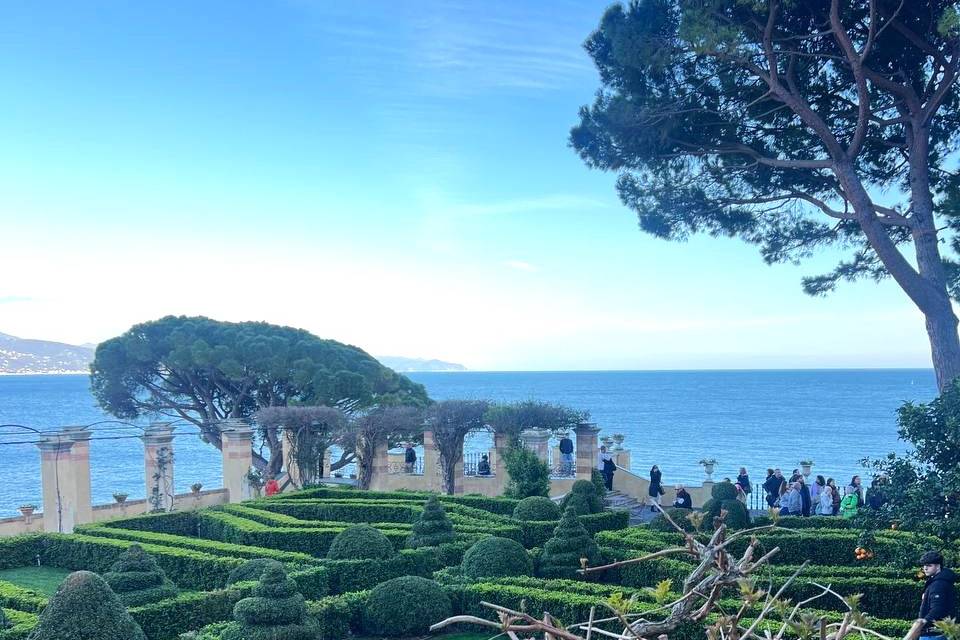 Giardini con vista mare