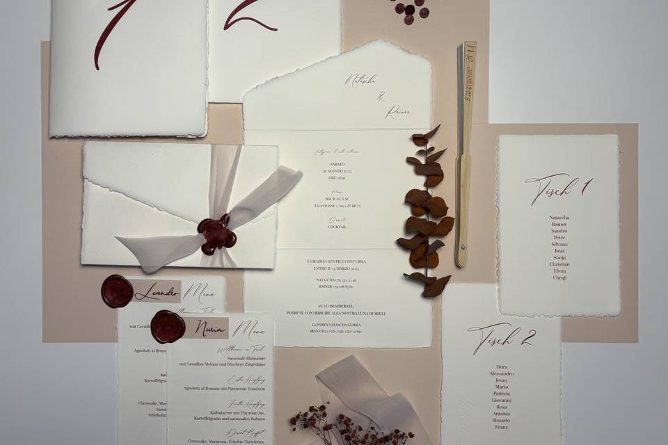 Wedding stationery