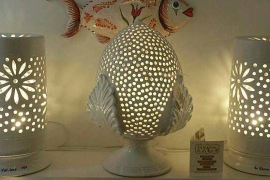 Lampade artigianali in ceramic