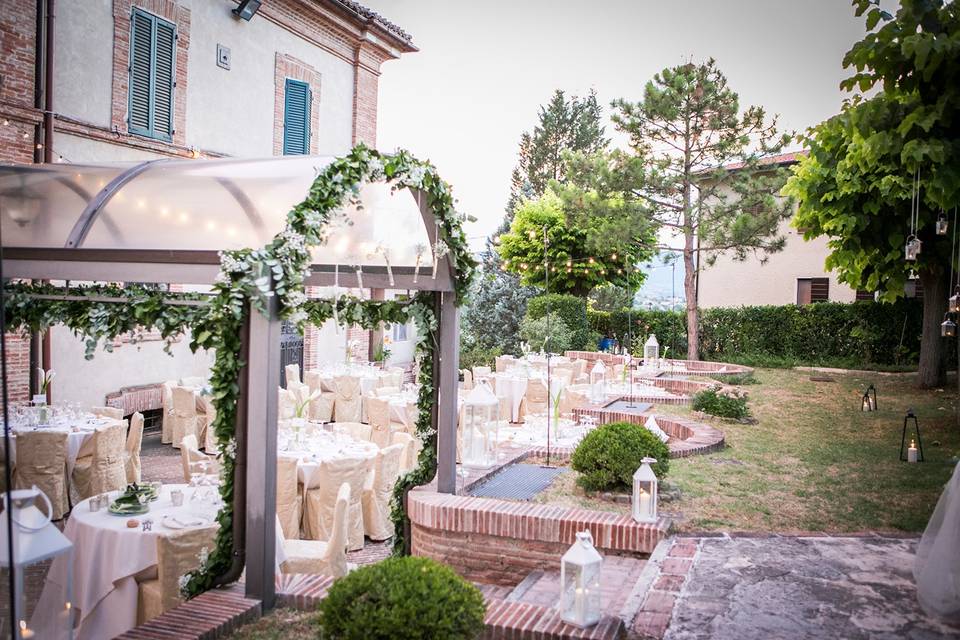 Cena in terrazza