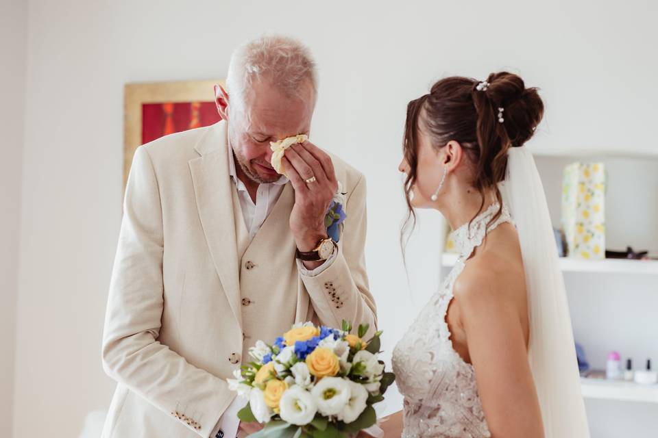 Papà emozionato