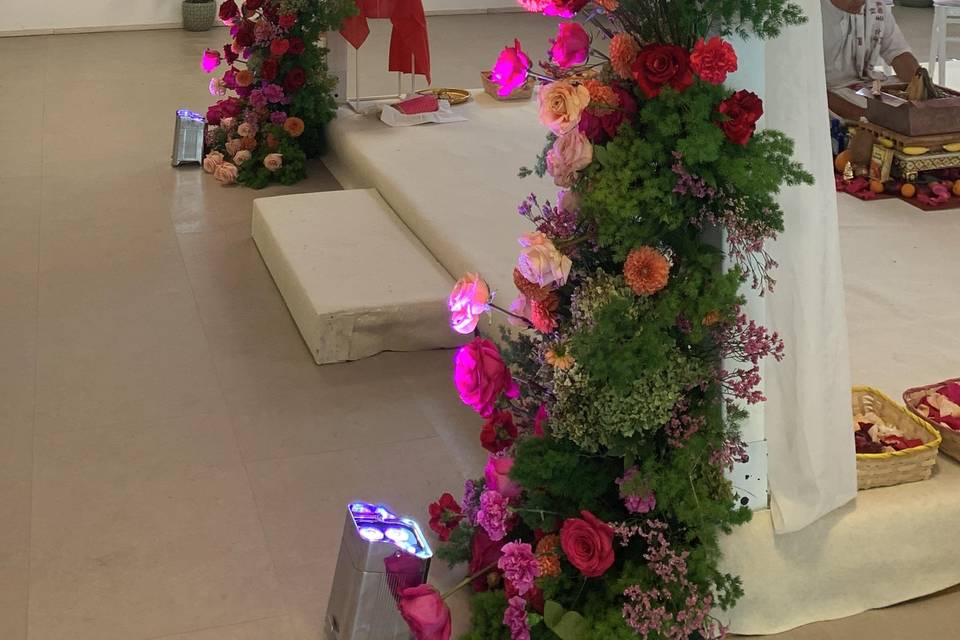Set Up Flowers…
