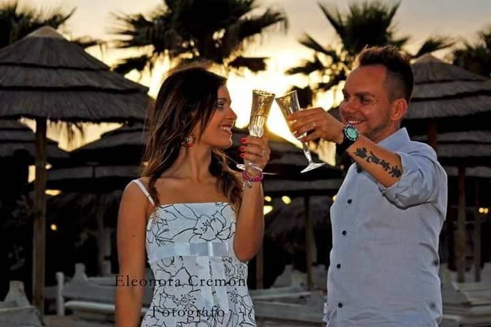 Pre matrimonio al tramonto
