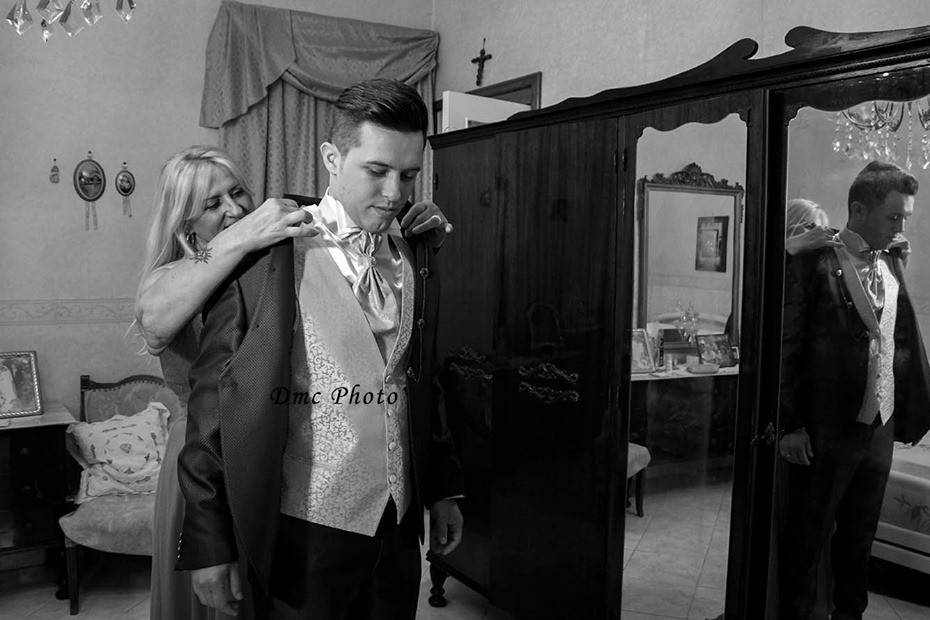 Preparazione sposo