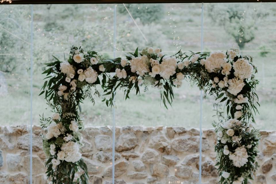 flowers arch