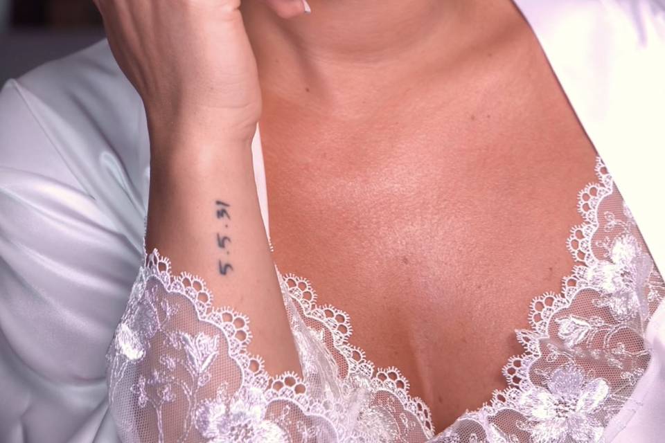 Sultry glam make-up da sposa