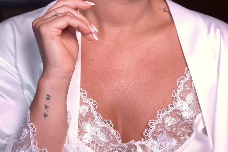 Sultry glam make-up da sposa
