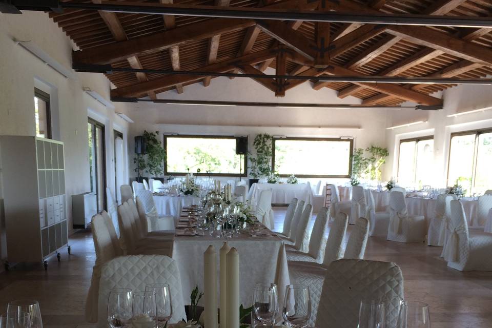 Allestimento sala fattoria