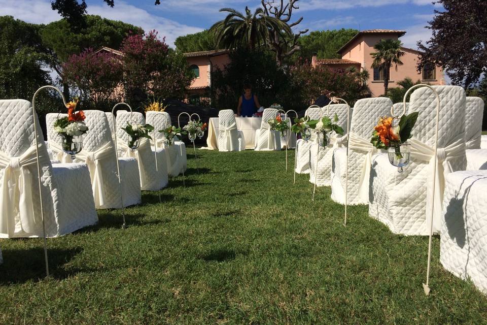 Celebrazione in giardino